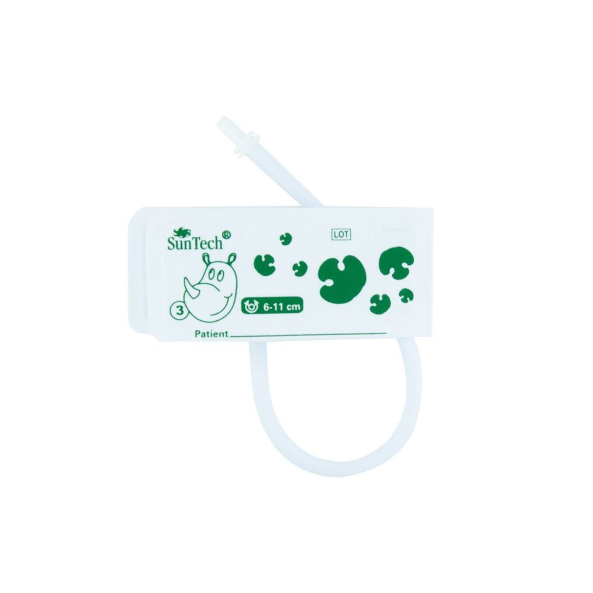 Single Patient Use Blood Pressure Cuff 6 to 11 cm Arm Vinyl Cuff Neonatal 3 Cuff - BeHope