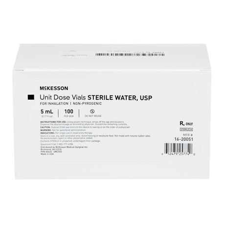 Mckesson Sterile Water for Inhalation Nebulizer Bottle - BeHope