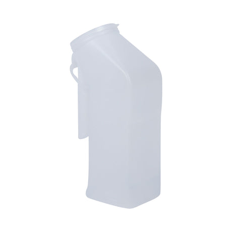 Male Urinal Mckesson with Spill-Preventing Lid and Contoured Handle - BeHope