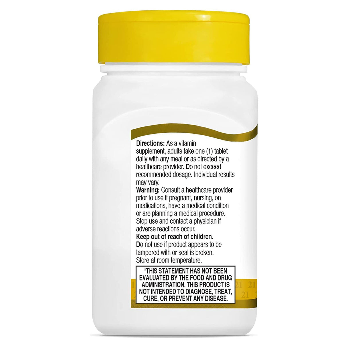 Biotin Supplement 21st Century® Vitamin B7 10,000 mcg Strength Tablet 120 per Bottle - BeHope