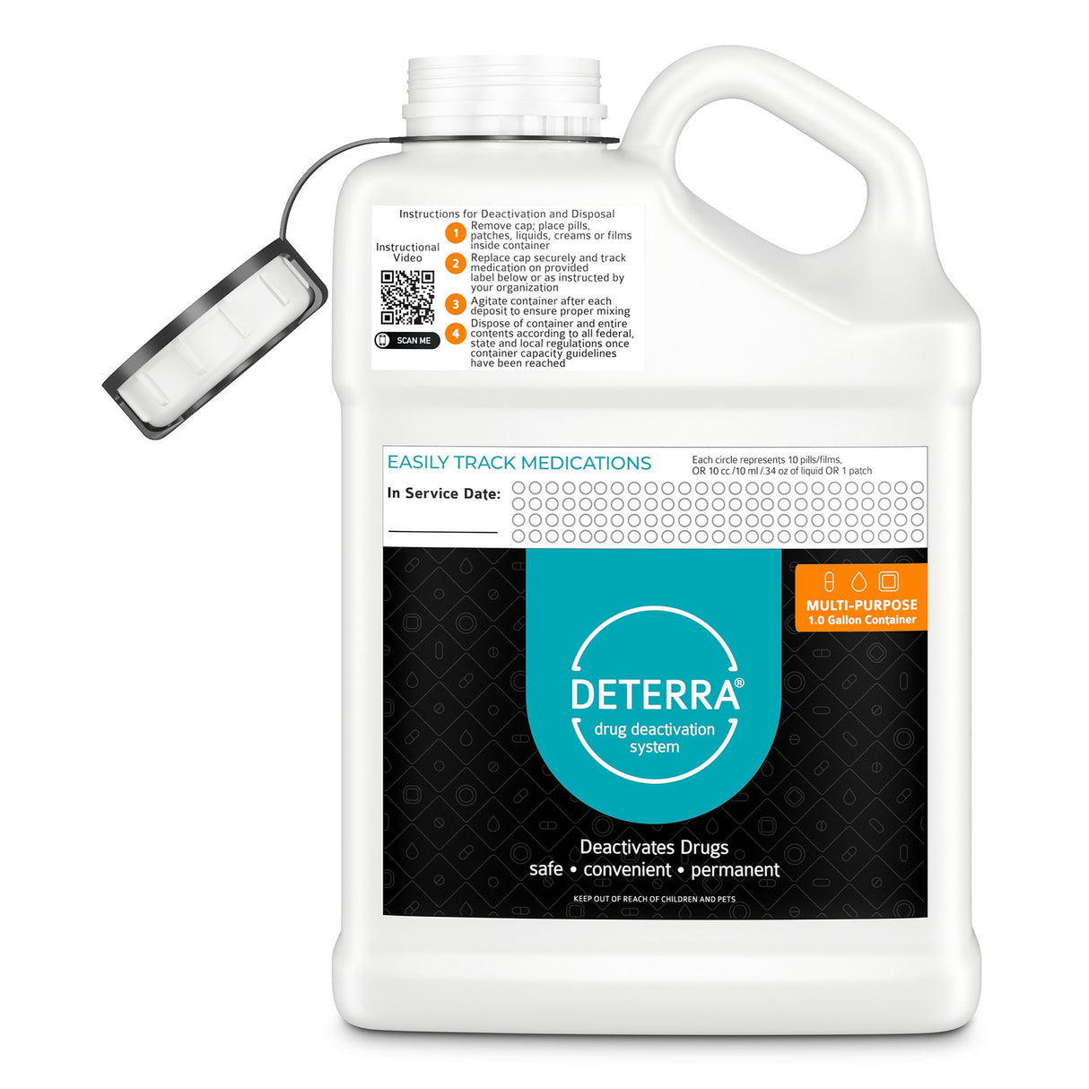 Drug Disposal Container Deterra® 1 Gallon - BeHope