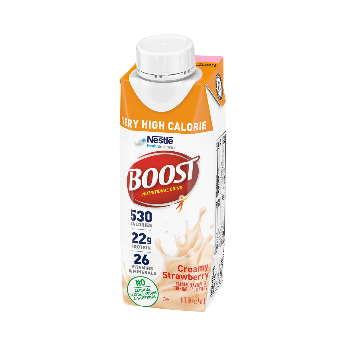 Oral Supplement Boost® Very High Calorie Strawberry Flavor Liquid 8 oz. Reclosable Carton - BeHope