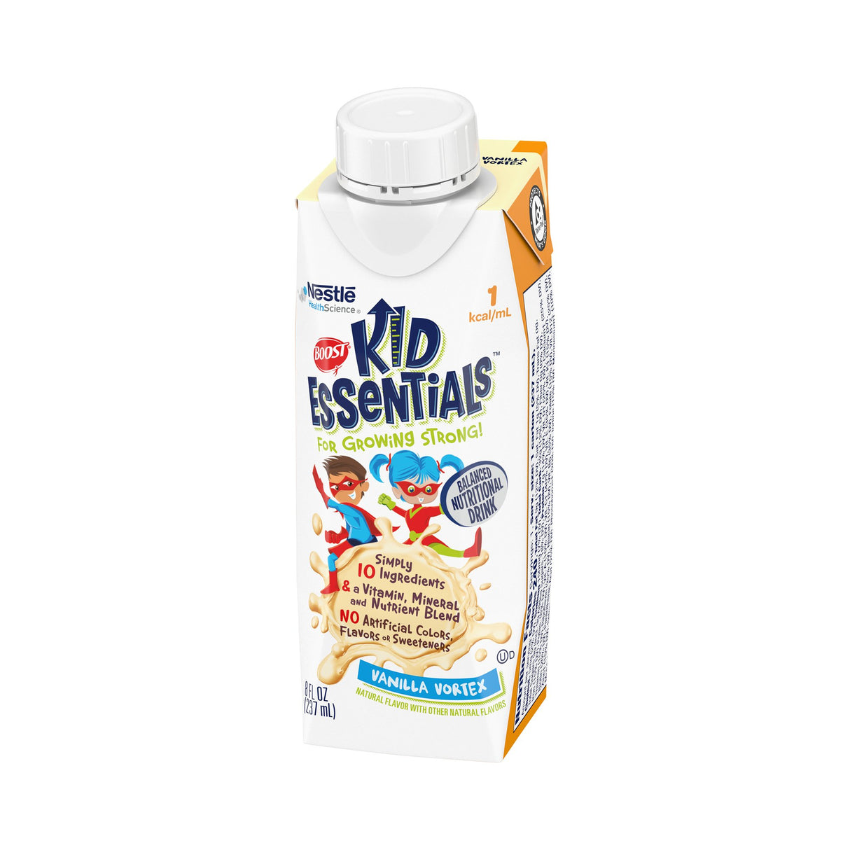 Pediatric Oral Supplement Boost® Kid Essentials™ 1.0 Vanilla Vortex Flavor 8 oz. Carton Liquid Vitamins / Minerals - BeHope