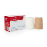 2 Layer Compression Bandage System FlexPress2™ 4 Inch X 7-1/10 Yard / 4 Inch X 8-9/10 Yard Self-Adherent Closure Tan / White NonSterile Standard Compression - BeHope