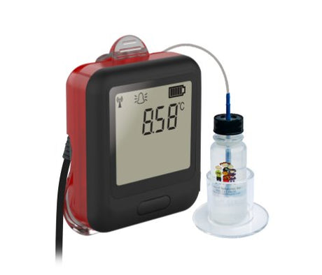 Datalogging Refrigerator Freezer Thermometer Wi-Fi Connected Alarm Hot Swap Probe - BeHope