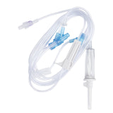 Primary IV Administration Set SafeDay™ Gravity 3 Ports 15 Drops / mL Drip Rate Without Filter 112 Inch Tubing Solution - BeHope