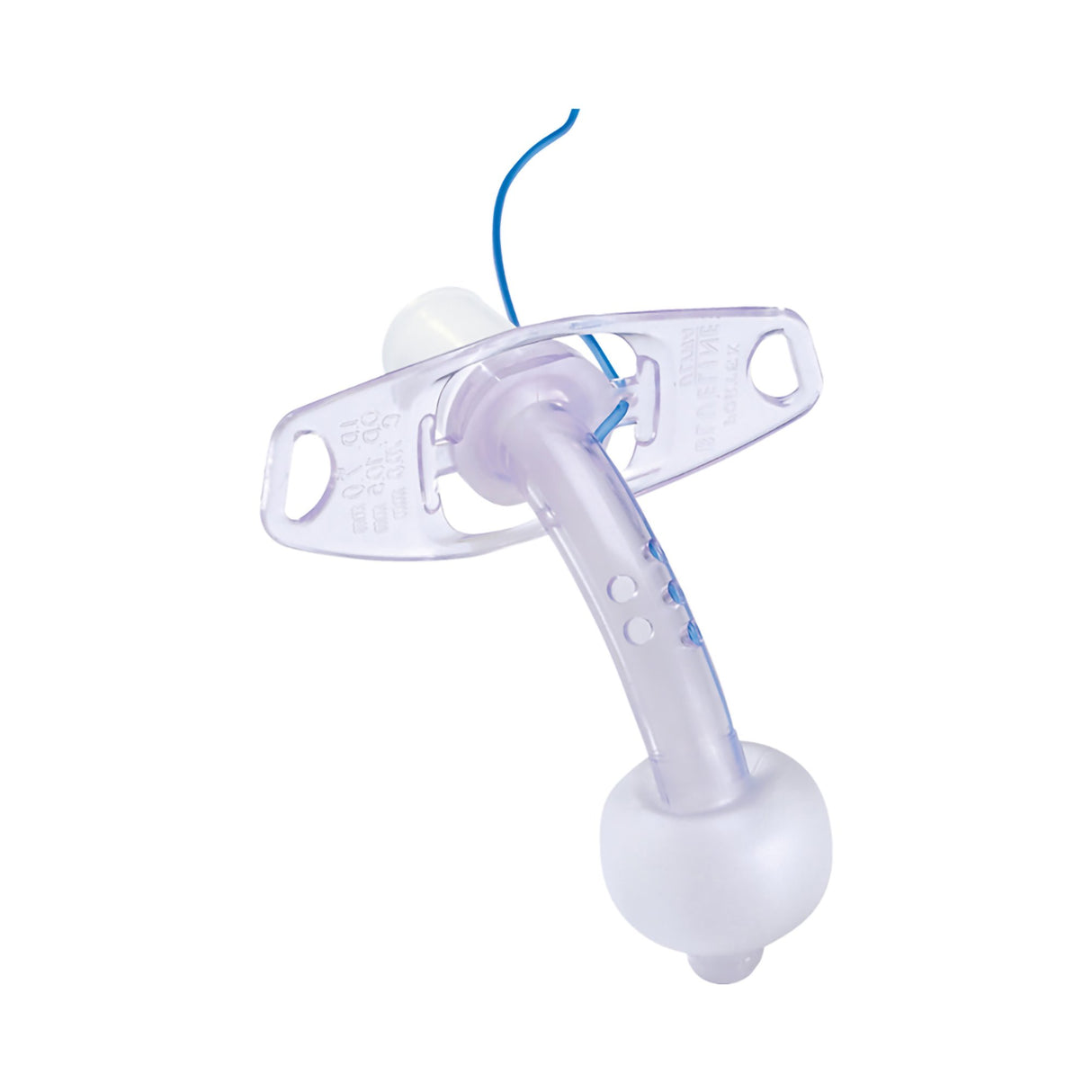 Tracheostomy Tube Bluselect® Adult Fenestrated with Decannulation Cap - BeHope