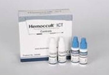 Colorectal Cancer Screening Control Set Hemoccult® ICT Fecal Occult Blood Test (FOBT) Positive Level / Negative Level 0.8 mL - BeHope