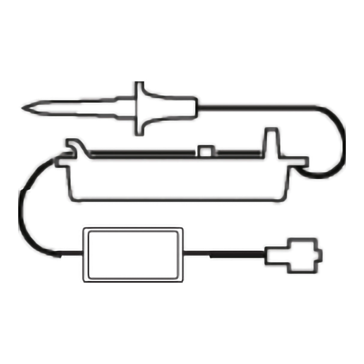 IV Pump Set CADD® Pump Without Ports 0.2 Micron Filter 130 Inch Tubing Epidural - BeHope