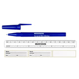 Skin Marker with Ruler and Labels McKesson Gentian Violet Ink Sterile Full Size Fine Tip - BeHope