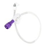 Bolus Enteral Feeding Extension Tube Set McKesson 12 Inch, EnFit, Secure Lock Right Angle Connector and Clamp, NonSterile - BeHope