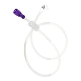Bolus Enteral Feeding Extension Tube Set McKesson 24 Inch, EnFit, Secure Lock Right Angle Connector and Clamp, NonSterile - BeHope