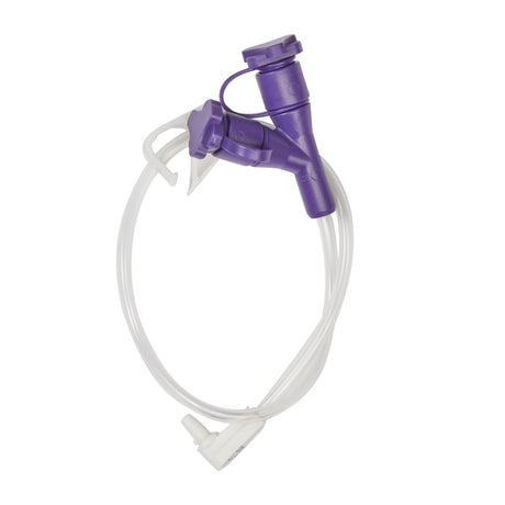 Enteral Feeding Extension Set McKesson 12 Inch, Enfit, Y-Port, Right Angle Connector and Clamp, NonSterile - BeHope