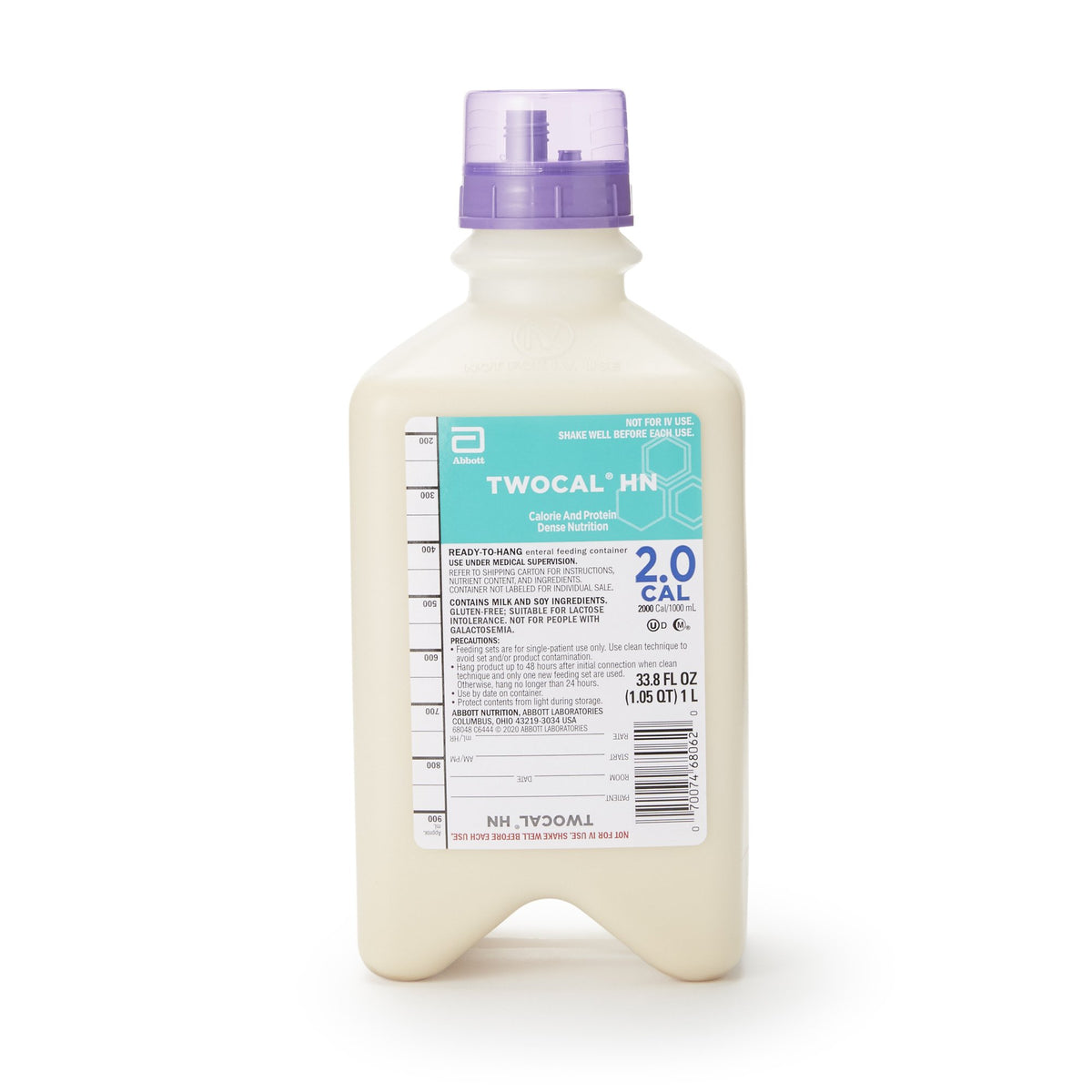 Oral Supplement Twocal® Hn Vanilla Flavor Liquid 1 Liter Bottle – BeHope