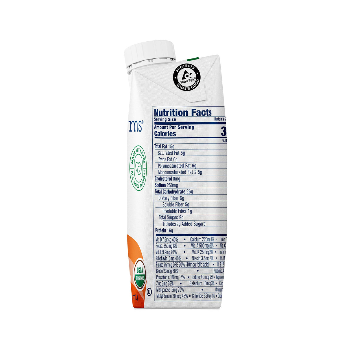 Oral Supplement Kate Farms Glucose Support 1.2 Vanilla Flavor Liquid 8.45 oz. Carton - BeHope