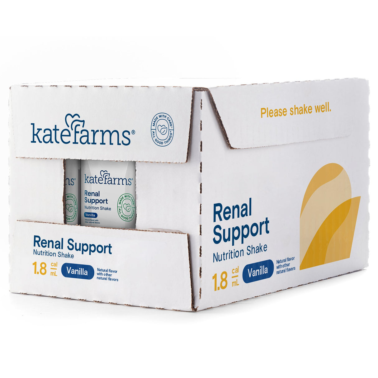Oral Supplement Kate Farms Renal Support 1.8 Vanilla Flavor Liquid 8.45 oz. Carton - BeHope