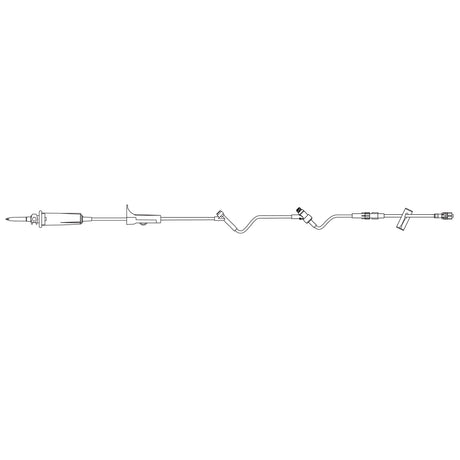 Primary IV Administration Set Safeday™ with Extension Set Gravity Two Ports - BeHope