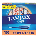 Tampon Tampax® Pearl Super Plus Absorbency Plastic Applicator Individually Wrapped - BeHope