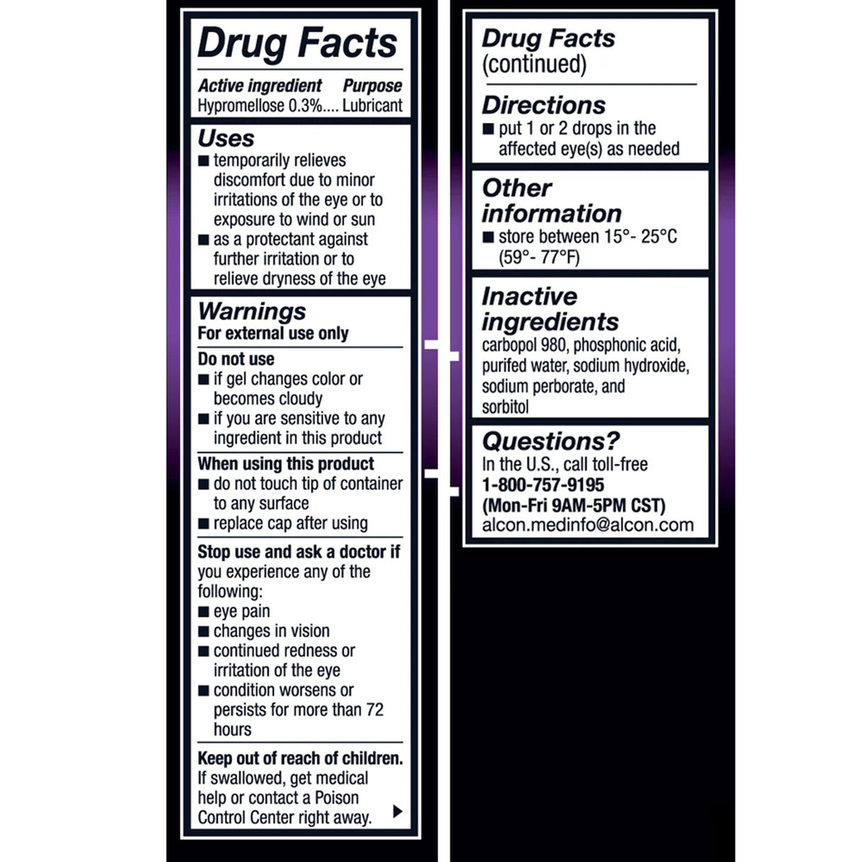 Eye Lubricant GenTeal® Gel Eye Drops - BeHope