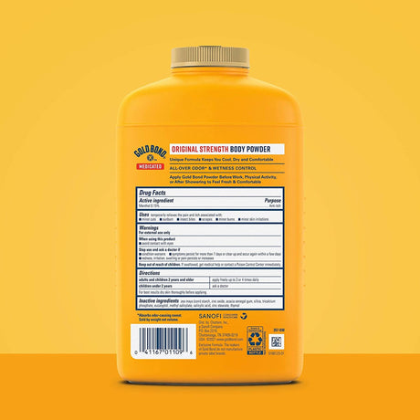 Body Powder Gold Bond® 10 oz. Menthol Scent Shaker Bottle Menthol - BeHope