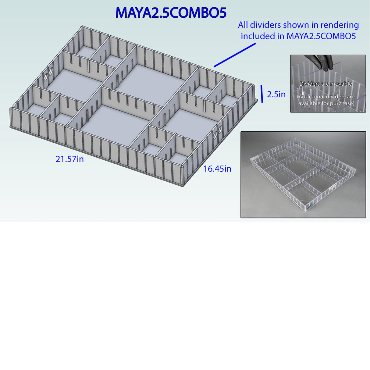 Medical Cart Insert Organizer Poltex® Metro Basix, Alimed, Harloff, Detecto, CME MAYA, Lakeside, Sharn - BeHope