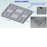Medical Cart Insert Organizer Poltex® Metro Basix, Alimed, Harloff, Detecto, CME MAYA, Lakeside, Sharn - BeHope