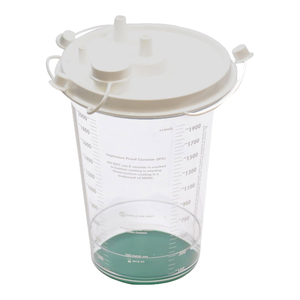 Suction Canister 2000 mL Sealing Lid - BeHope
