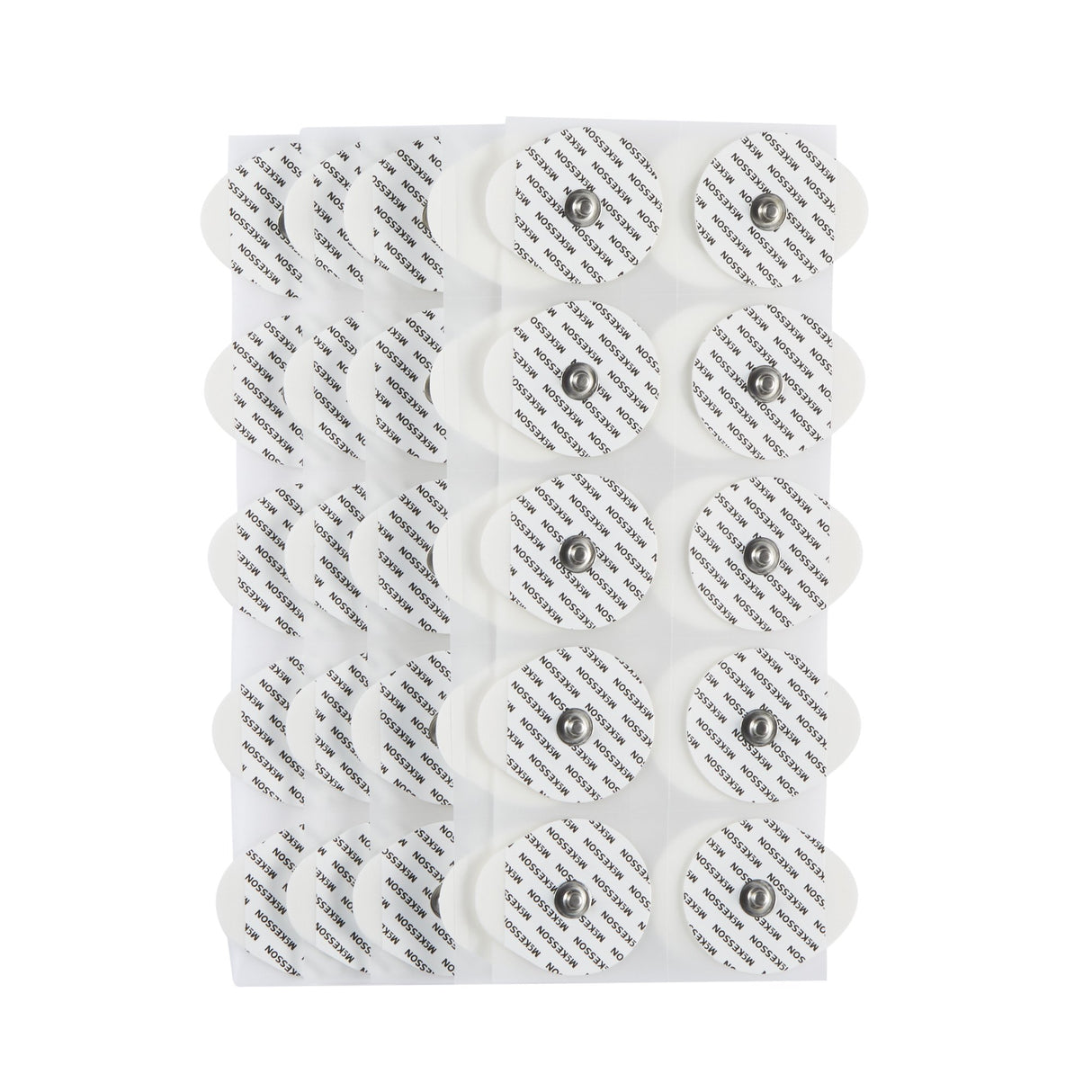 Mckesson All-Purpose Adult ECG Monitoring Electrode Snap Connector Conductive Adhesive Non-radiolucent - BeHope