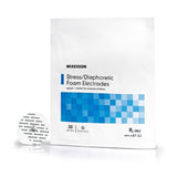 Ecg Stress Electrode Snap Connector Wet Gel Foam Backing Adult Non-radiolucent 3 Per Pack - Behope