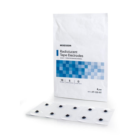 Ecg Monitoring Electrode Mckesson Radiolucent Snap Connector Conductive Adhesive Gel Tape Latex Free - BeHope