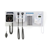 Integrated Wall System McKesson LED Coaxial Ophthalmoscope / LED MacroView™ Basic Otoscope / BP Aneroid / Specula Dispenser / Thermometer / Transformer - BeHope