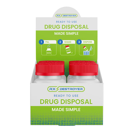 Drug Disposal System Rx Destroyer™ All-Purpose 3 lbs. Carton Weight - BeHope