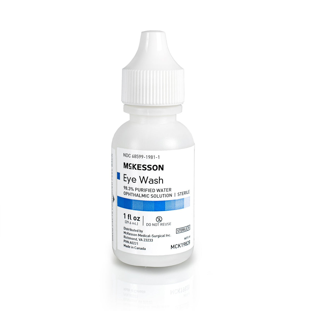 McKesson Sterile Eyewash Solution for Daily Emergency Cleansing - BeHope