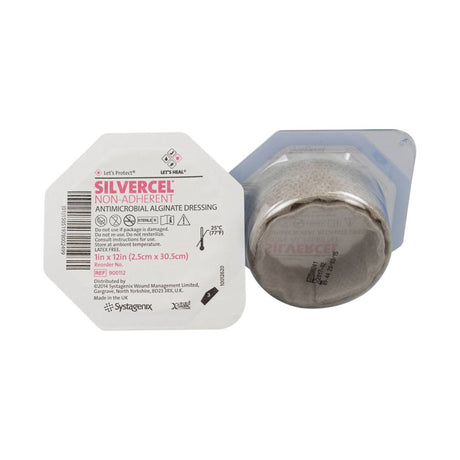 Silver Alginate Dressing Silvercelâ„¢ Non-Adherent 1 X 12 Inch Rope Sterile - BeHope