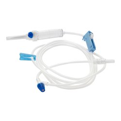 Primary Iv Administration Set Accuflo™ Gravity 1 Port 20 Drops / Ml Drip Rate 15 Micron Filter 92 Inch Tubing Solution Flow Regulator - Behope