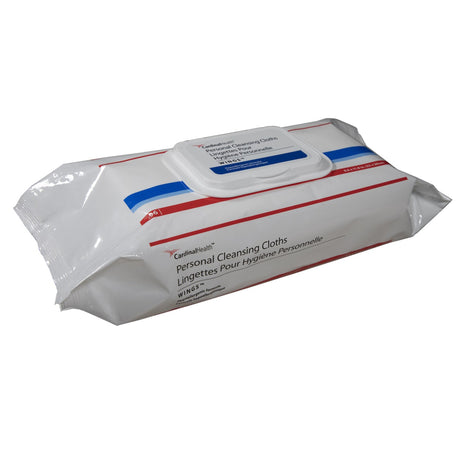 Personal Cleansing Wipe Cardinal Health™ Wings™ Soft Pack Scented 96 Count - BeHope