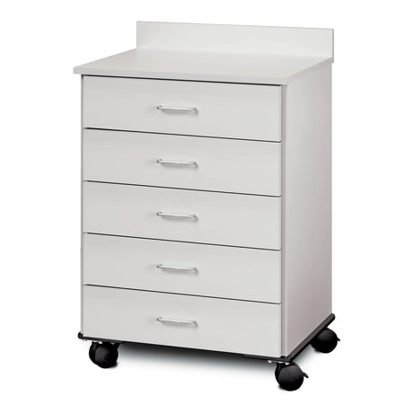 Mobile Cabinet Market Lab Inc Mobile Laminate 5 Drawers Without Shelves Without Lock - BeHope