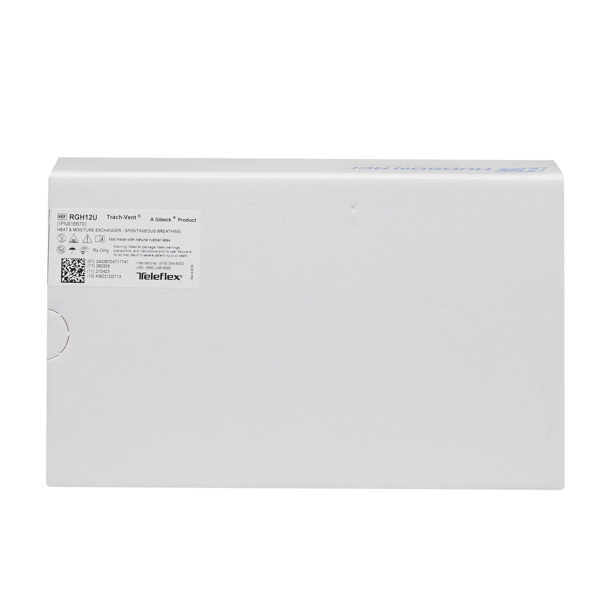 Heat and Moisture Exchanger-Trach Trach-Vent® 32.42 mg H₂O/L @ VT 500 mL 0.59 cm H₂O @ 30 LPM - BeHope