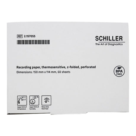 Recording Chart Paper Shiller Z-Fold Red Grid - BeHope