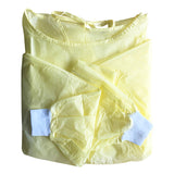 Protective Procedure Gown Large Yellow NonSterile Not Rated Disposable - BeHope