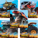 SmileMakers® 100 per Box Hot Wheels Monster Truck Sticker 2-1/2 Inch - BeHope