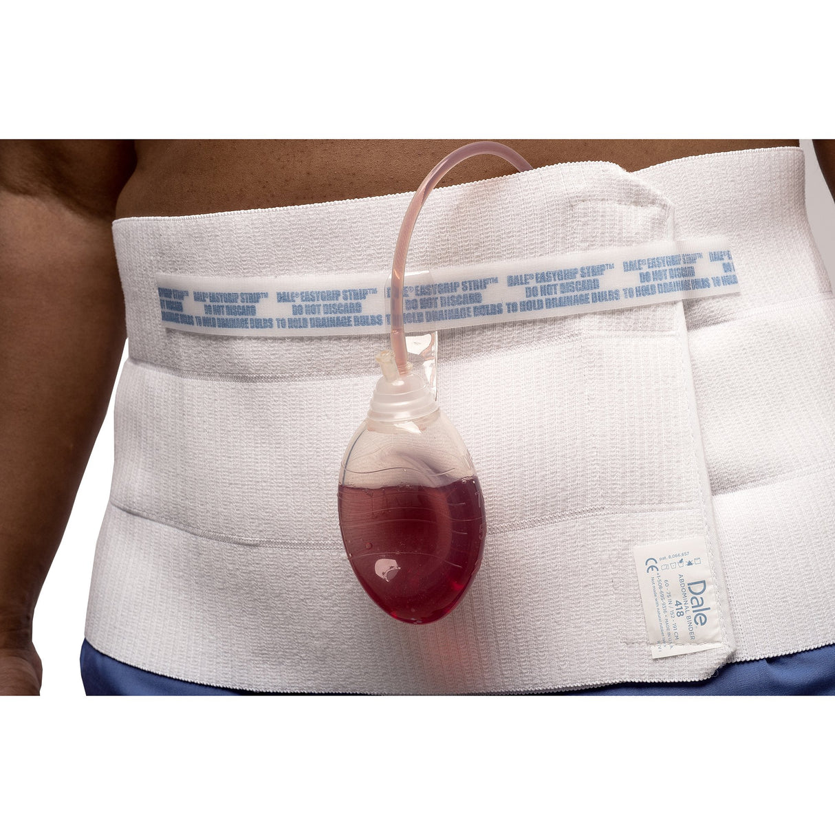 Abdominal Binder Dale® Medium Hook and Loop Closure 30 to 45 Inch Waist Circumference 9 Inch Height Adult - BeHope