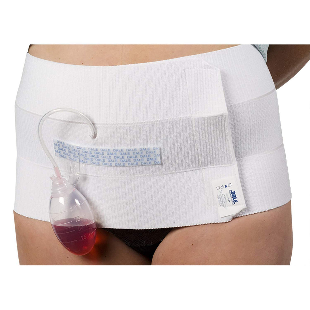 Abdominal Binder Dale® Medium Hook and Loop Closure 30 to 45 Inch Waist Circumference 9 Inch Height Adult - BeHope
