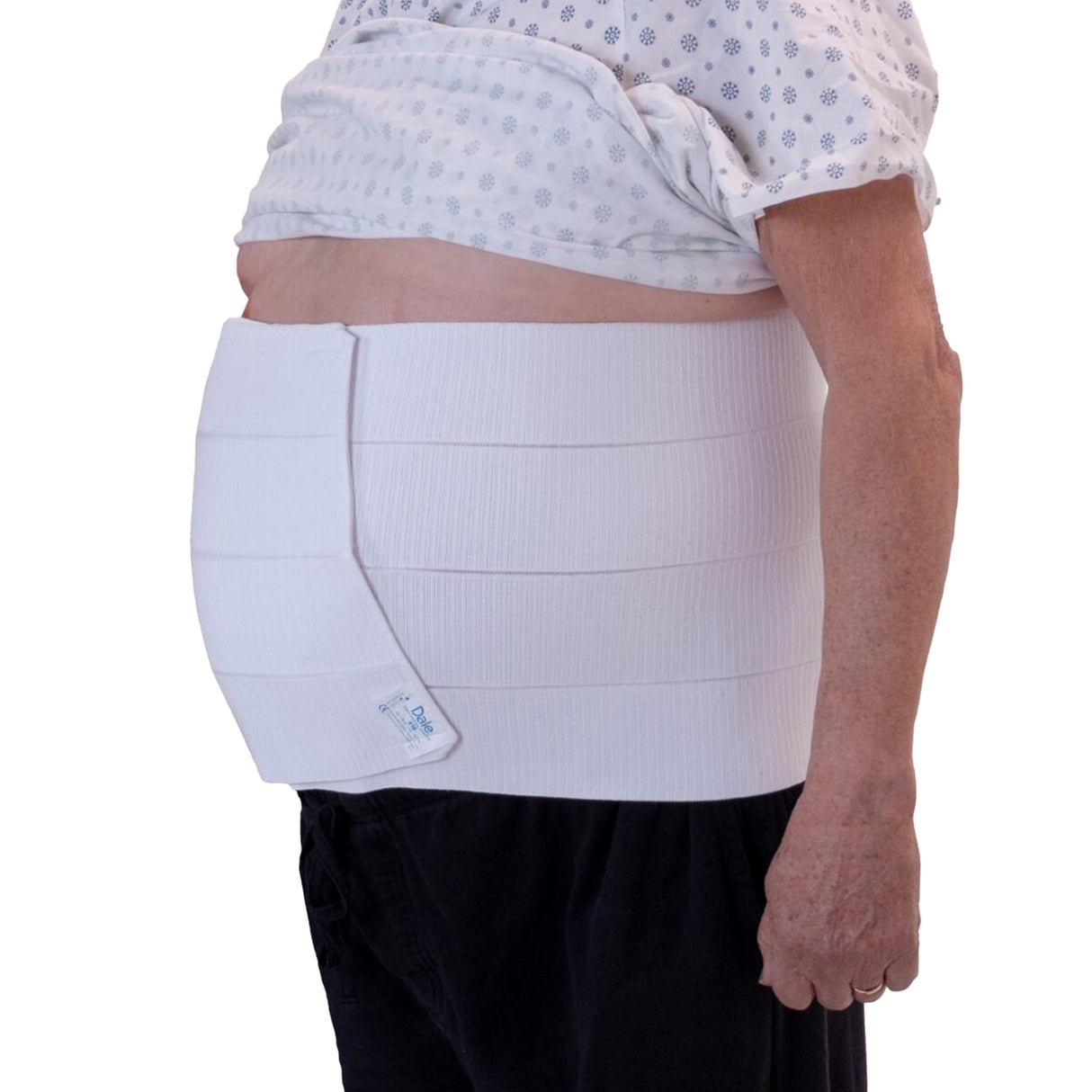 Abdominal Binder Dale® Large Hook and Loop Closure 46 to 62 Inch Waist Circumference 12 Inch Height Adult - BeHope