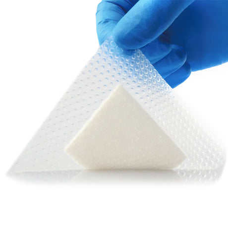 Super Absorbent Dressing ExcelSAPâ„¢ Silicone Adhesive 4 X 4 Inch Square - BeHope