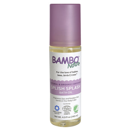 Bath Oil Bambo® Nature Splish Splash 4.9 oz. Bottle Unscented Oil - BeHope