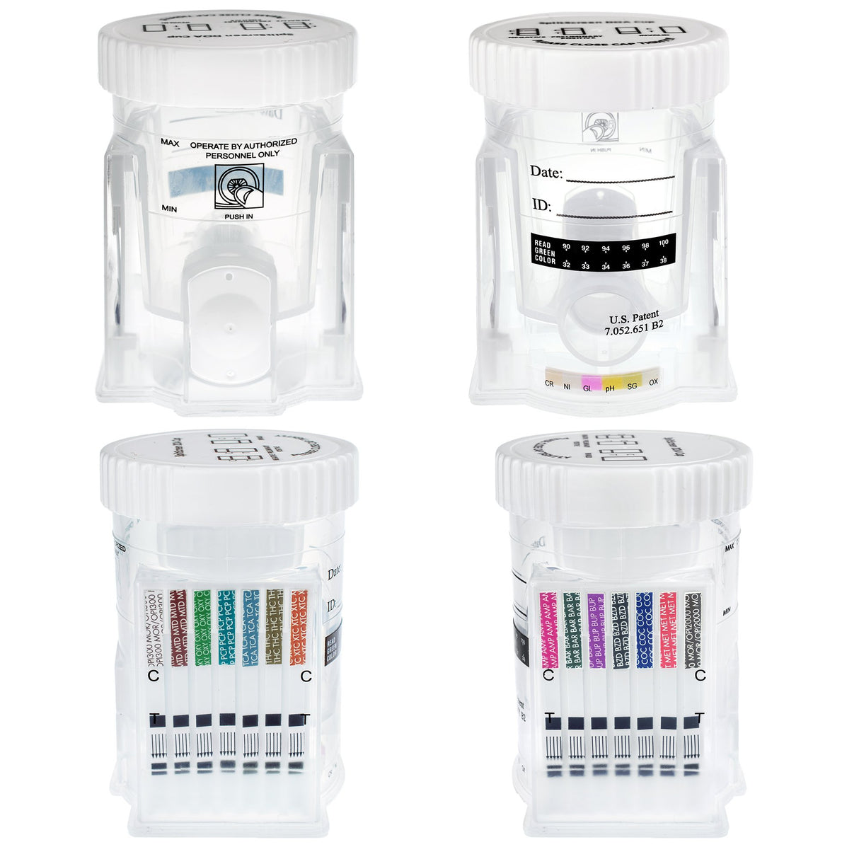 Drugs of Abuse Test Kit McKesson Consult™ AMP, BAR, BUP, BZD, COC, MET, MOR, MOR300, MTD, OXY, PCP, TCA, THC, XTC 25 Tests CLIA Waived - BeHope