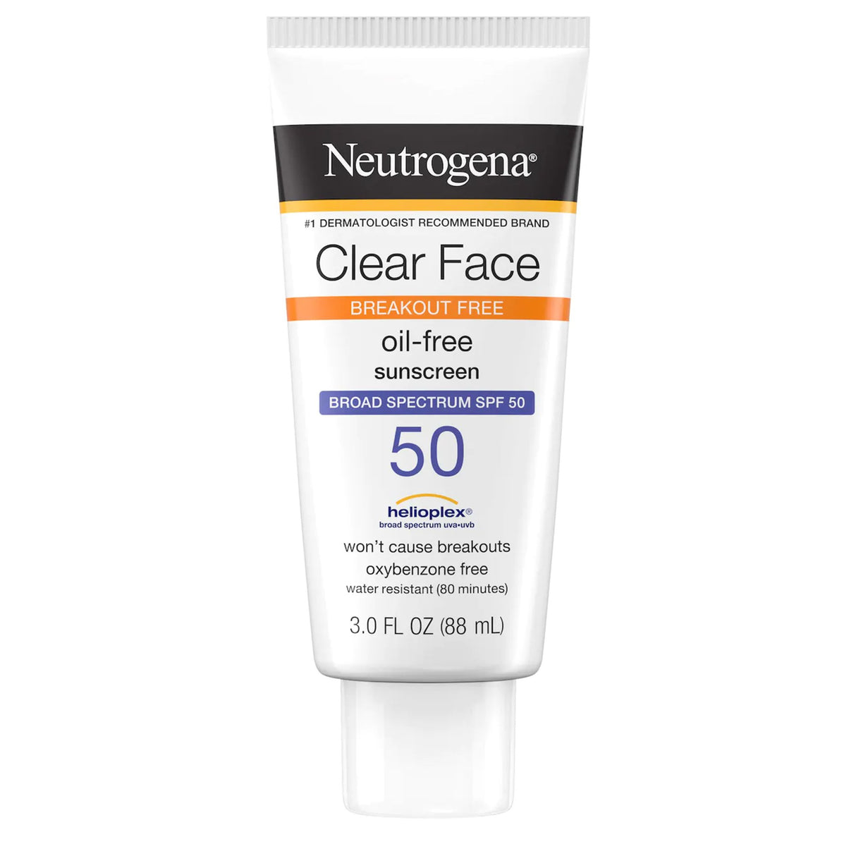 Sunscreen Neutrogena® Clear Face SPF 50 Lotion 3 oz. Tube - BeHope