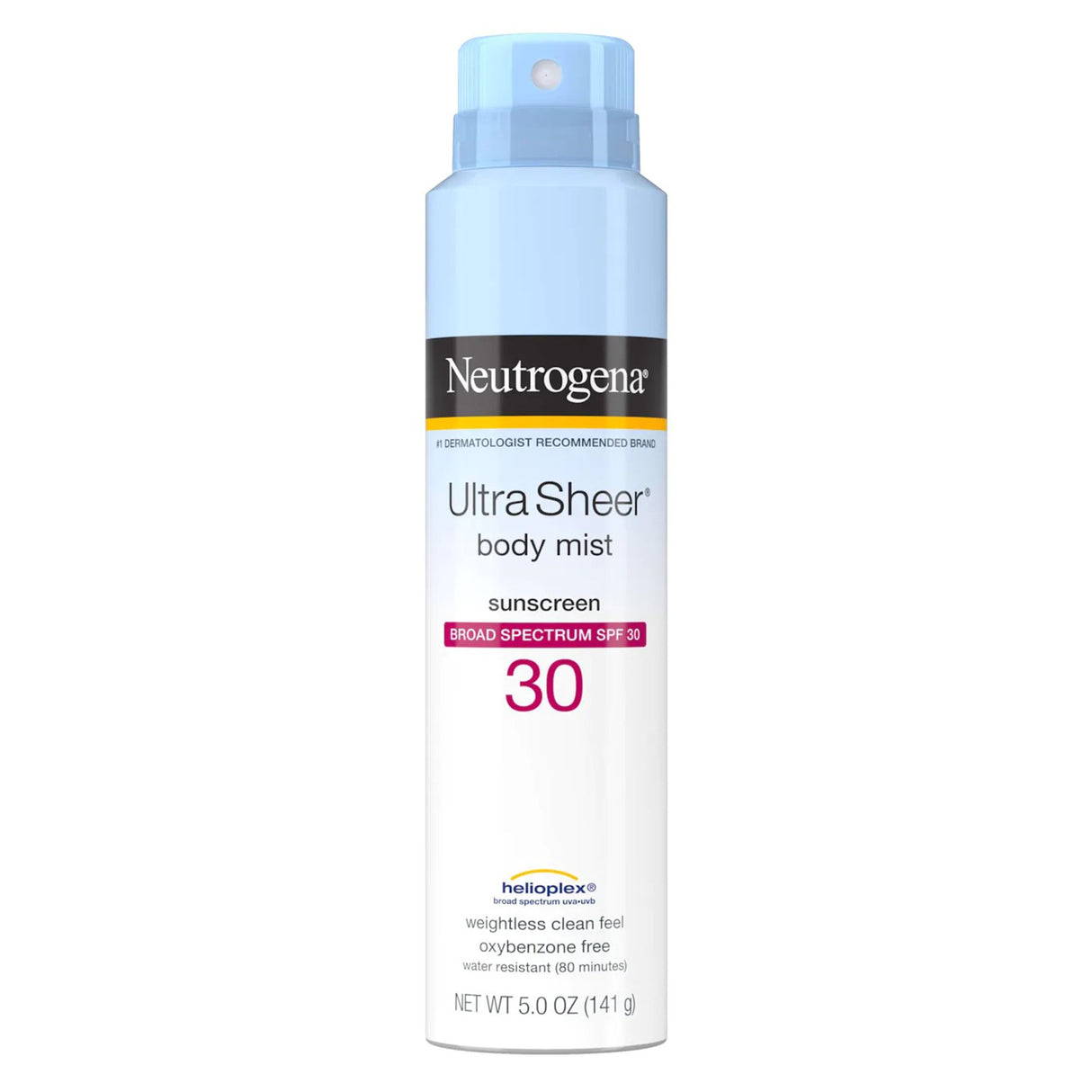Sunscreen Neutrogena®Ultra Sheer® Body Mist SPF 30 Liquid 5 oz. Can - BeHope
