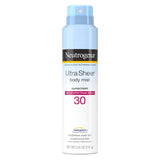 Sunscreen Neutrogena®Ultra Sheer® Body Mist SPF 30 Liquid 5 oz. Can - BeHope